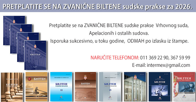 bilteni sudske prakse